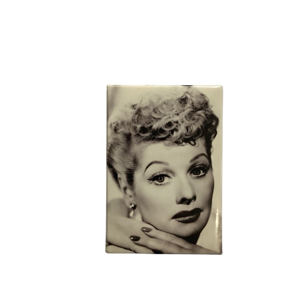Vintage 1993 I Love Lucy Magnets Set of 2 Lucille Ball CBS ATA-BOY Black White - Picture 2 of 7